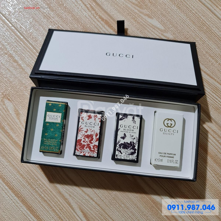 Set Gucci Beauty 4 chai mini EDP 5ml cho nữ (mới)